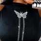 Blusa ombro de fora com detalhes de borboleta, em poliester com algodão! Temos Plus size, confira!