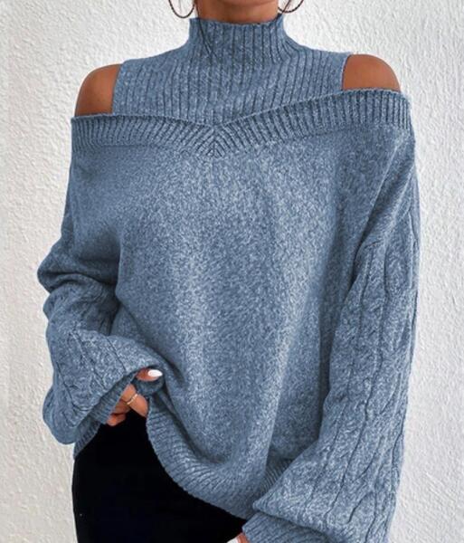 Blusa casual com estampas geométricas, em poliester!