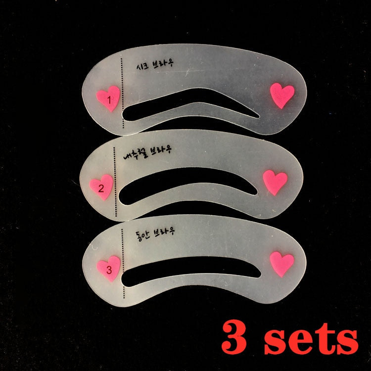 Lápis de sobrancelha de quatro pontas à prova d'água