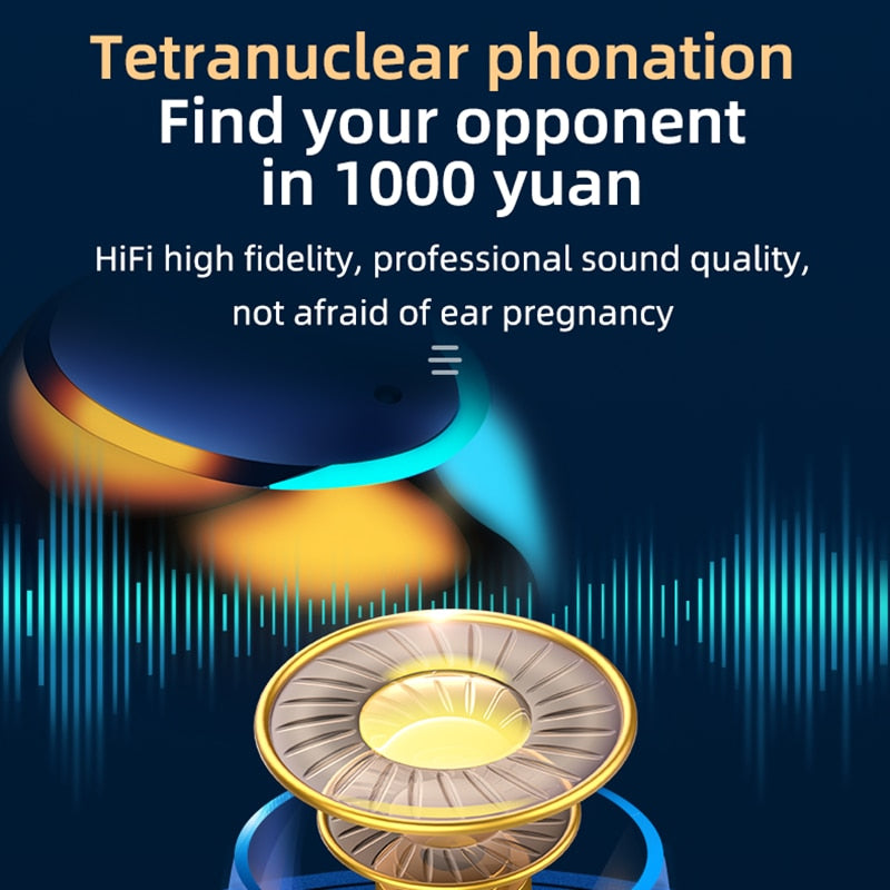 Fones de ouvido Bluetooth 5.0 estéreo à prova d'água