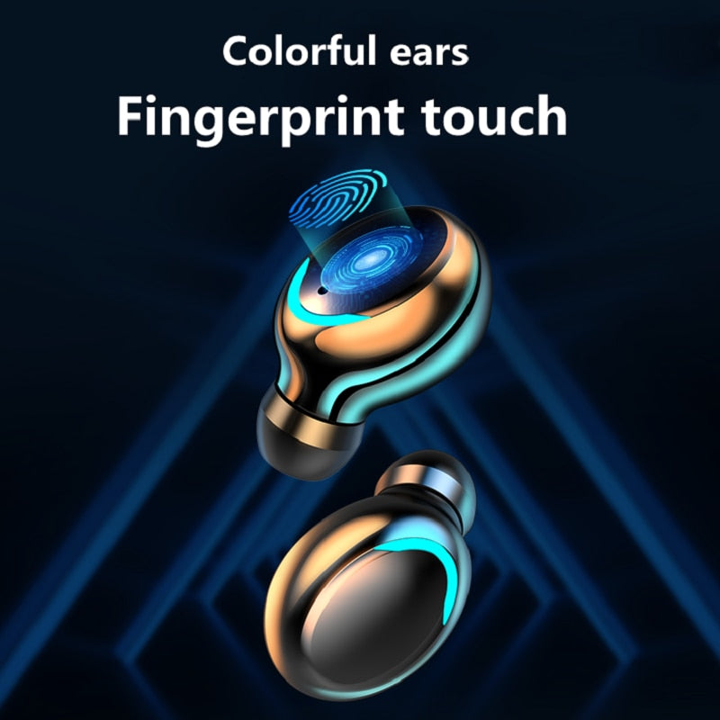 Fones de ouvido Bluetooth 5.0 estéreo à prova d'água