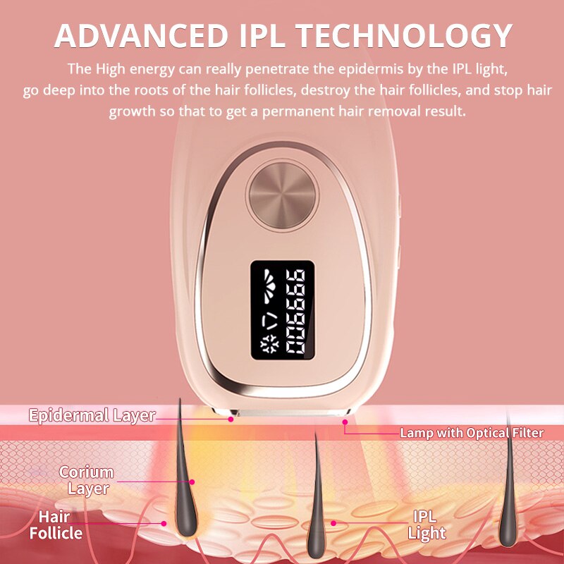 Depilador à laser multifuncional