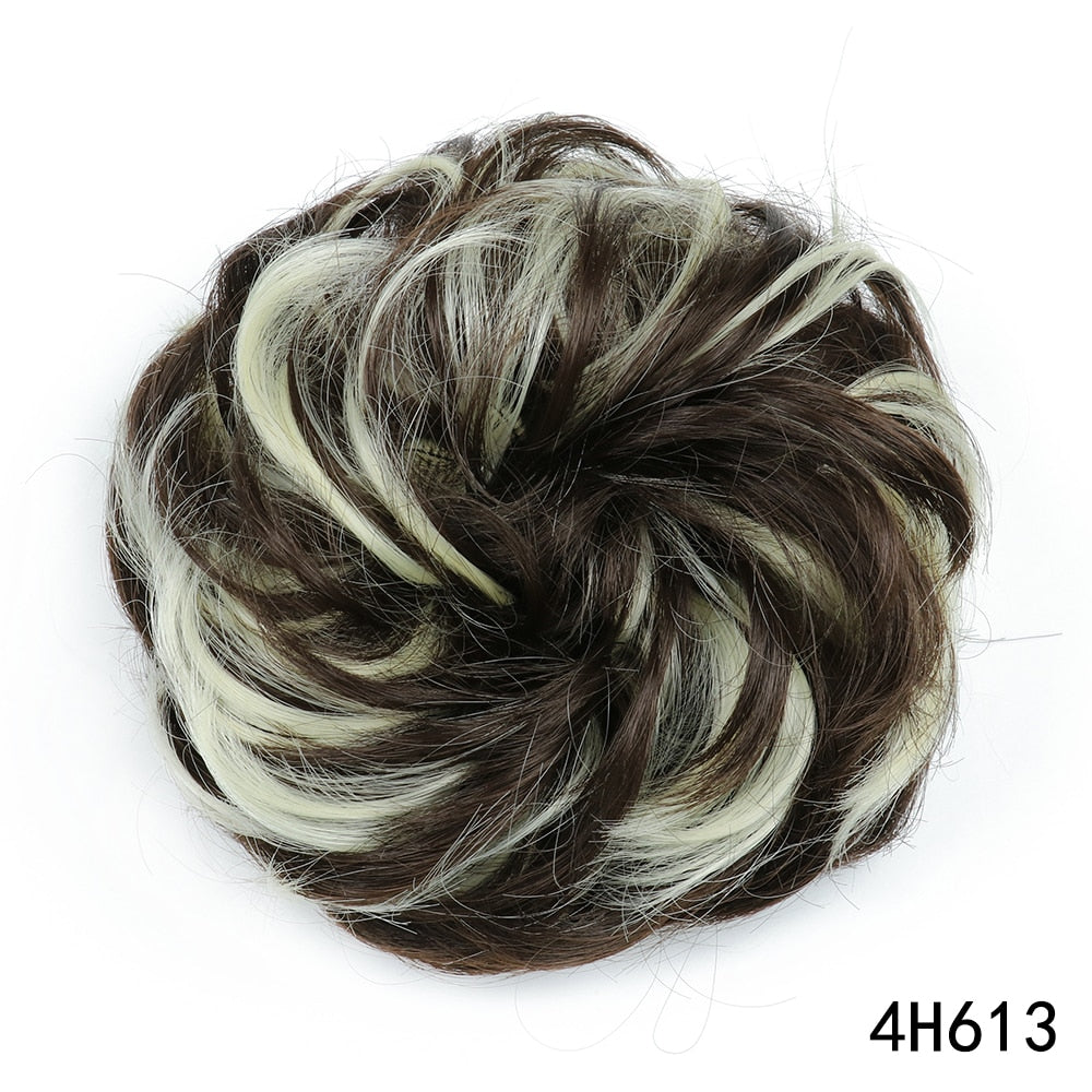 Extensões de Cabelo Sintético coque cacheado!!! Belíssimo!!!