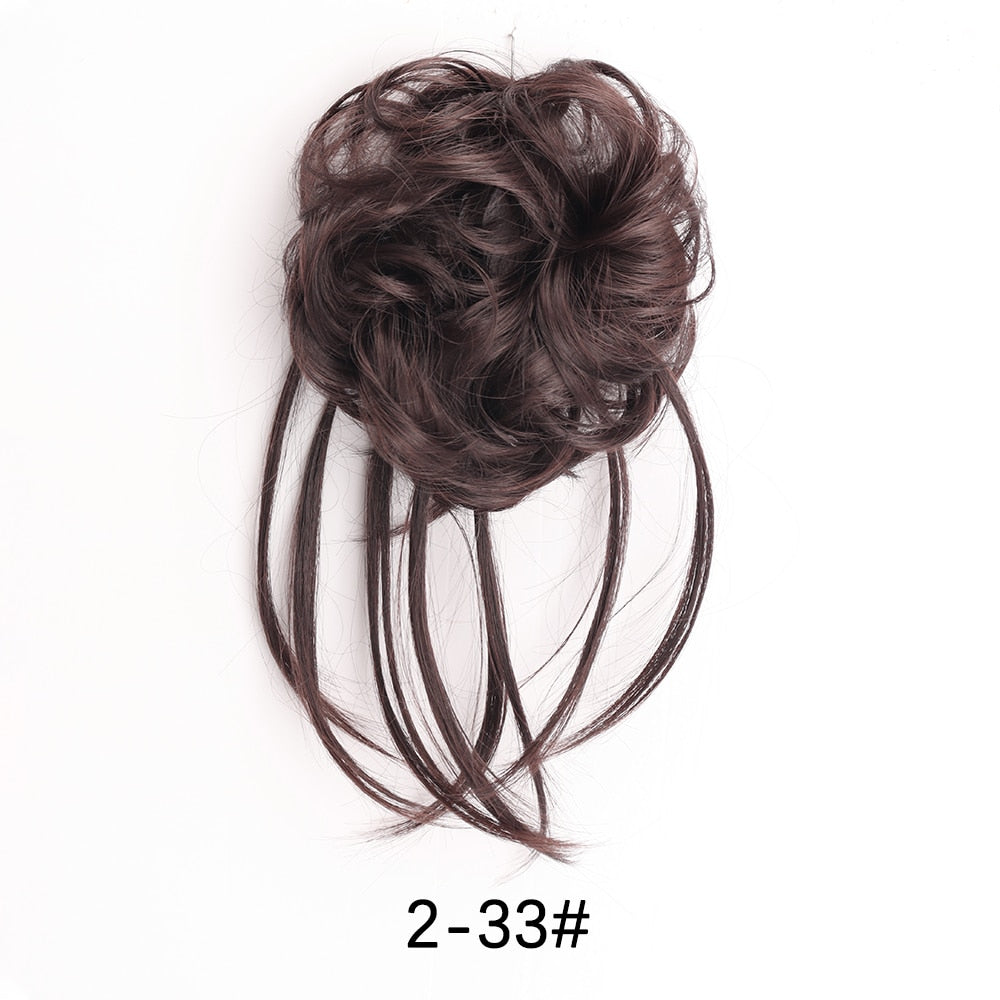 Extensões de Cabelo Sintético coque cacheado!!! Belíssimo!!!