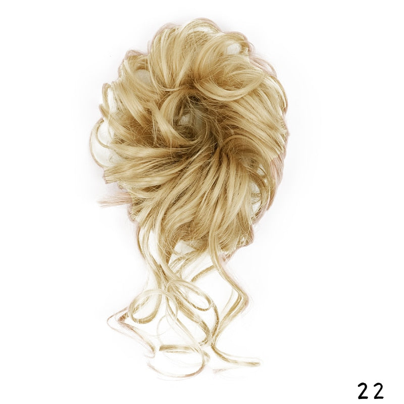 Extensões de Cabelo Sintético coque cacheado!!! Belíssimo!!!