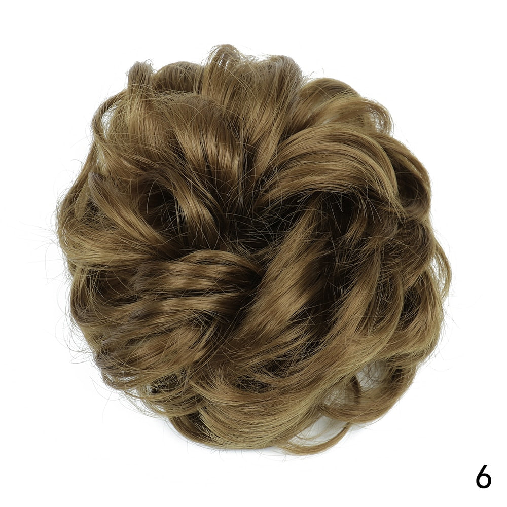 Extensões de Cabelo Sintético coque cacheado!!! Belíssimo!!!