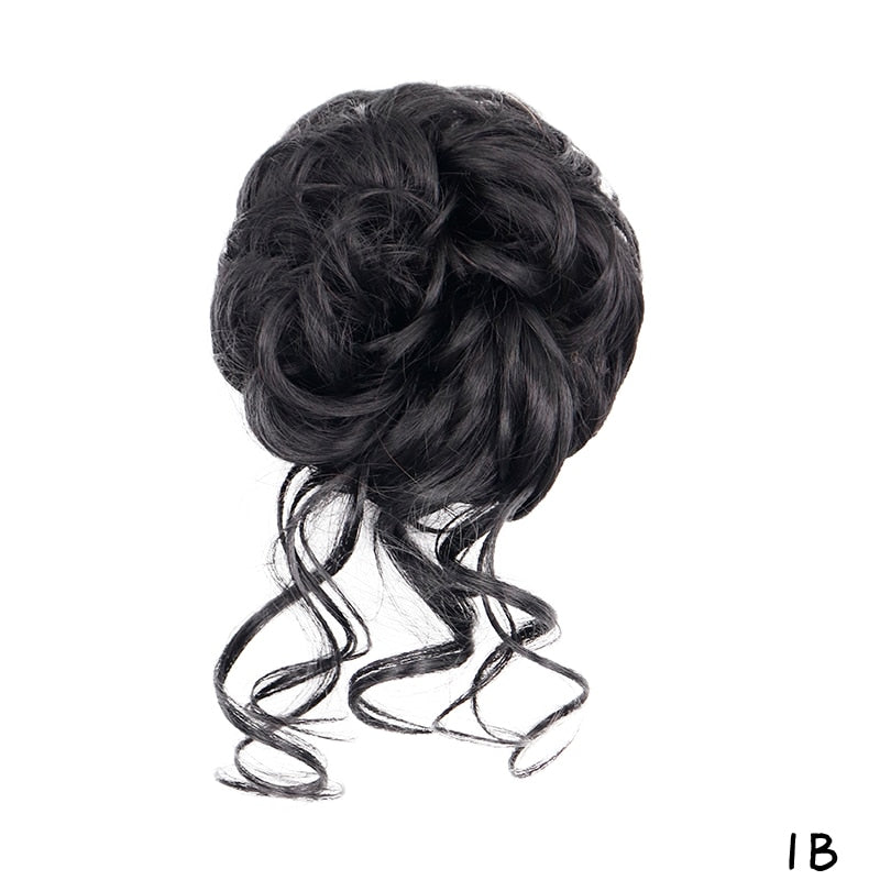 Extensões de Cabelo Sintético coque cacheado!!! Belíssimo!!!