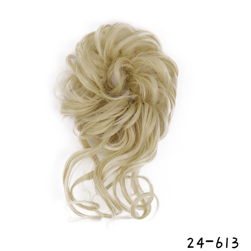 Extensões de Cabelo Sintético coque cacheado!!! Belíssimo!!!