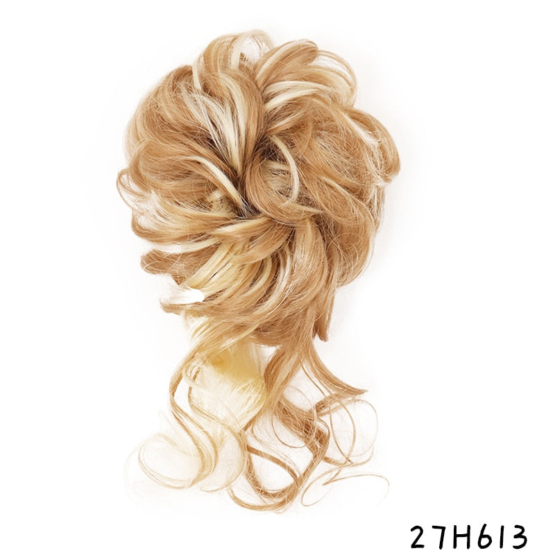 Extensões de Cabelo Sintético coque cacheado!!! Belíssimo!!!