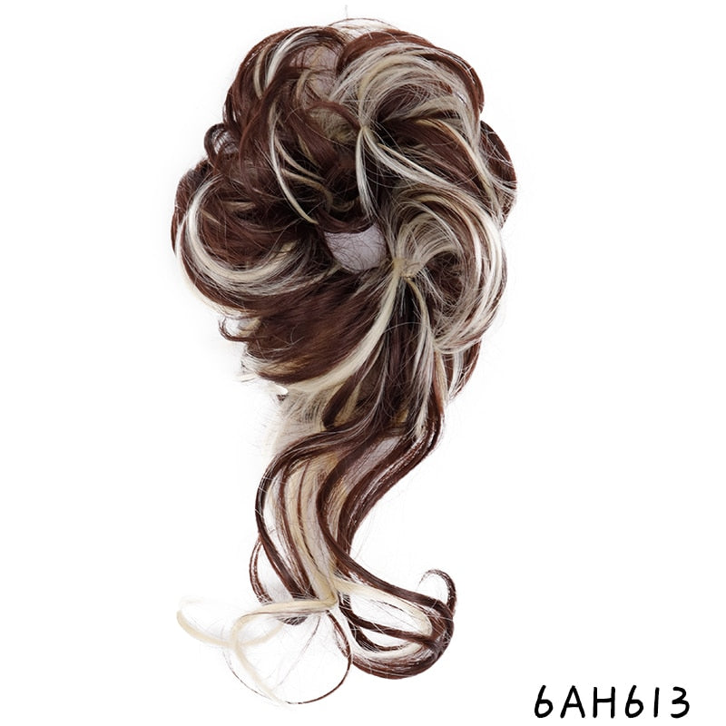 Extensões de Cabelo Sintético coque cacheado!!! Belíssimo!!!