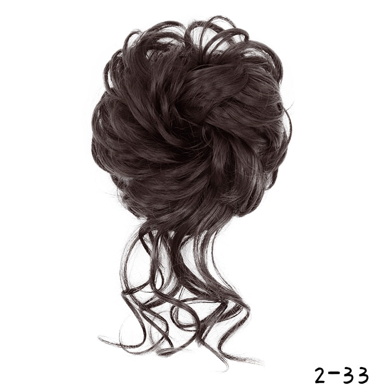 Extensões de Cabelo Sintético coque cacheado!!! Belíssimo!!!