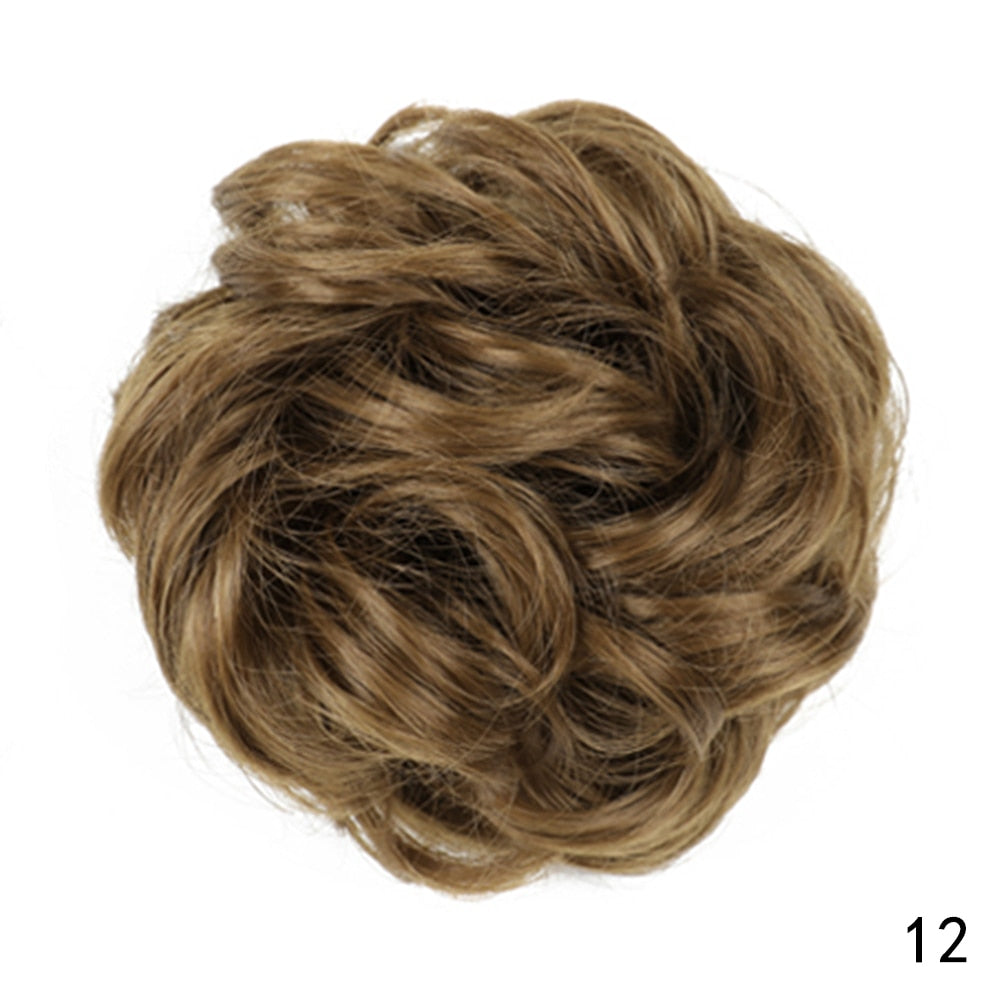 Extensões de Cabelo Sintético coque cacheado!!! Belíssimo!!!