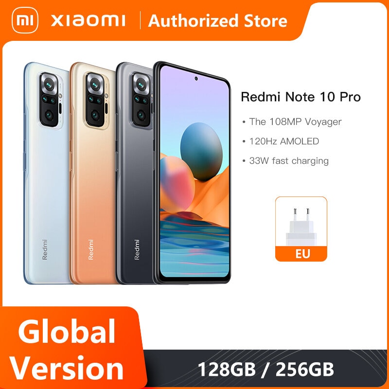 Xiaomi Redmi Note 10 Pro 128GB e 256 GB