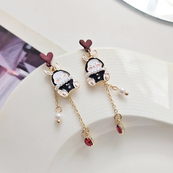 Brincos folheados a ouro! com pedra da lua!