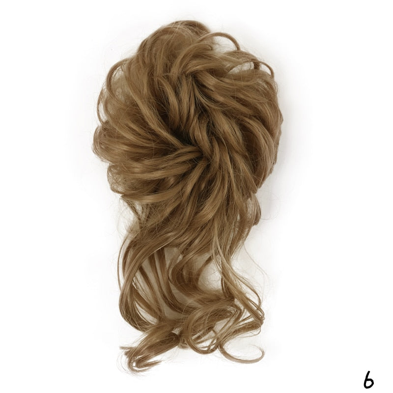 Extensões de Cabelo Sintético coque cacheado!!! Belíssimo!!!