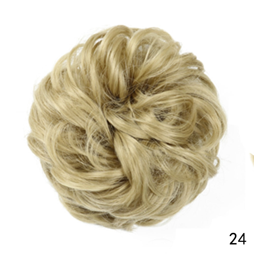 Extensões de Cabelo Sintético coque cacheado!!! Belíssimo!!!