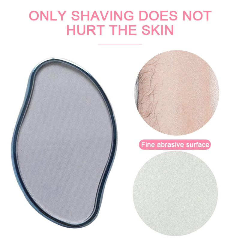 Removedor de pelos com película de cristal