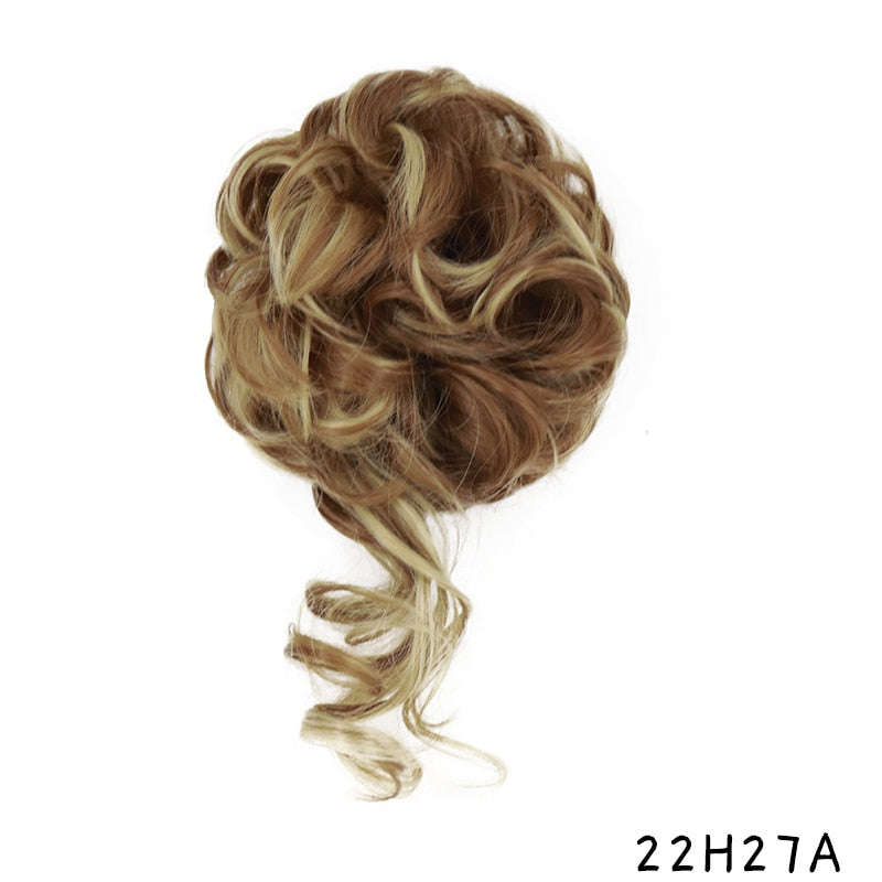 Extensões de Cabelo Sintético coque cacheado!!! Belíssimo!!!