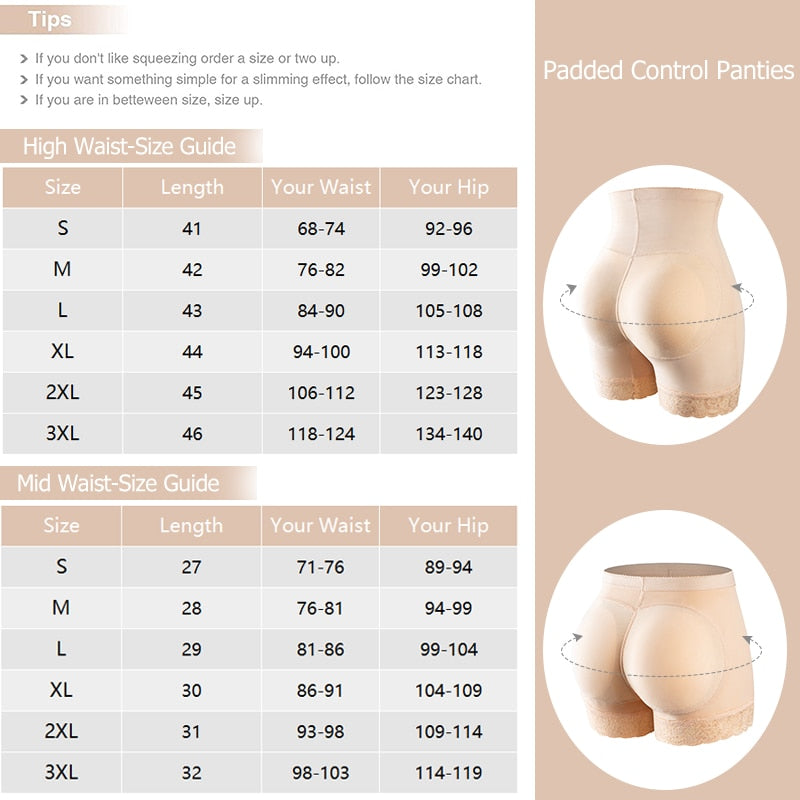 Modelador de bumbum sem costura