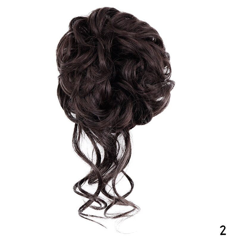 Extensões de Cabelo Sintético coque cacheado!!! Belíssimo!!!