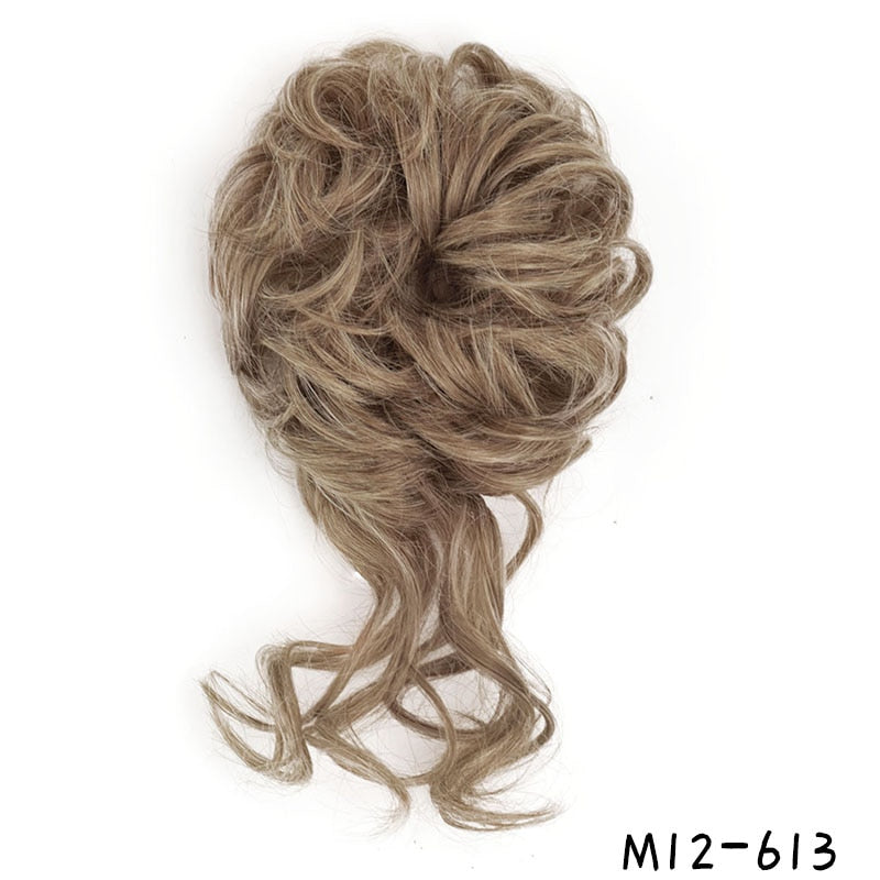 Extensões de Cabelo Sintético coque cacheado!!! Belíssimo!!!