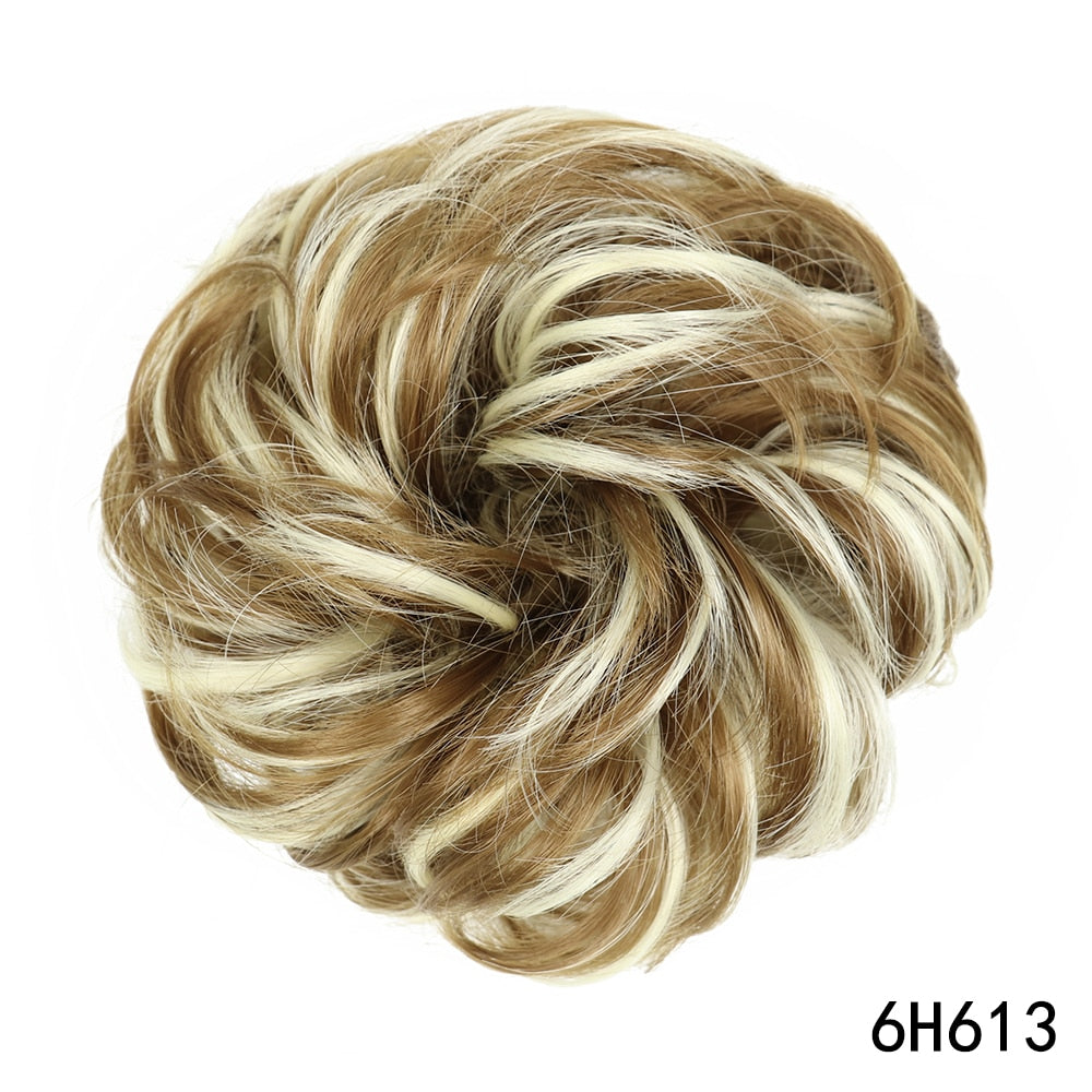 Extensões de Cabelo Sintético coque cacheado!!! Belíssimo!!!