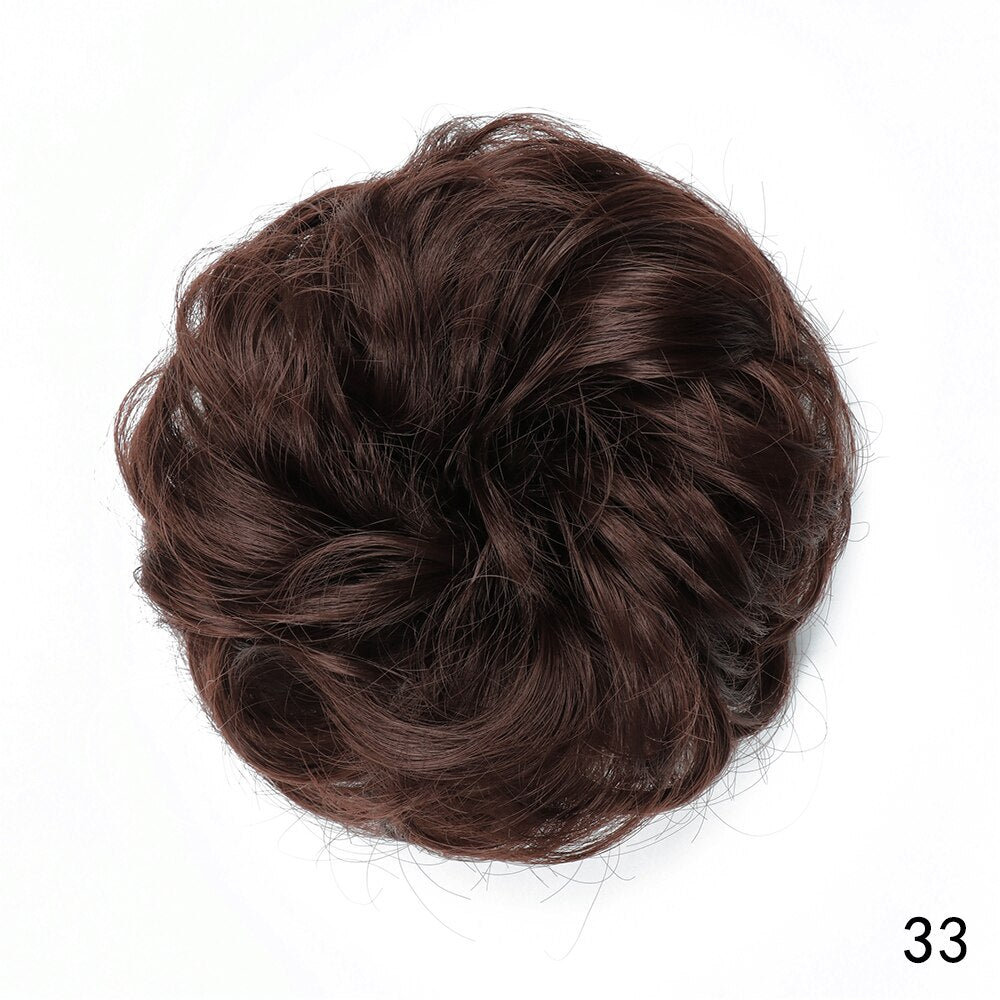 Extensões de Cabelo Sintético coque cacheado!!! Belíssimo!!!