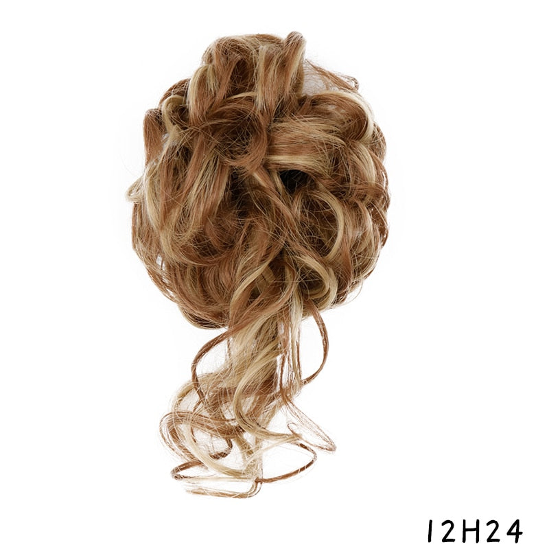 Extensões de Cabelo Sintético coque cacheado!!! Belíssimo!!!