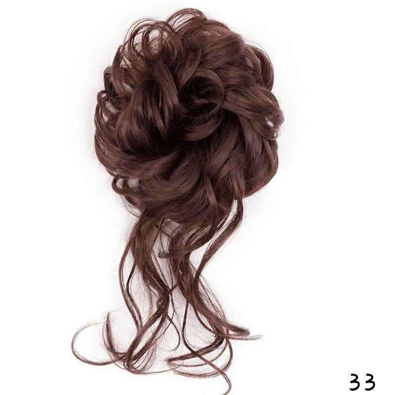 Extensões de Cabelo Sintético coque cacheado!!! Belíssimo!!!