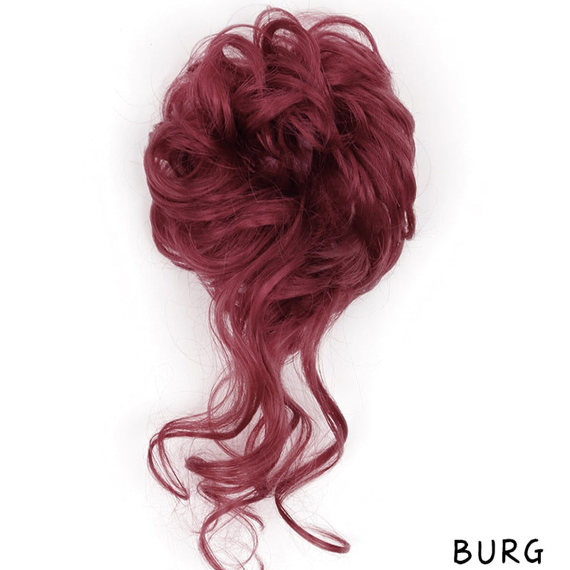 Extensões de Cabelo Sintético coque cacheado!!! Belíssimo!!!