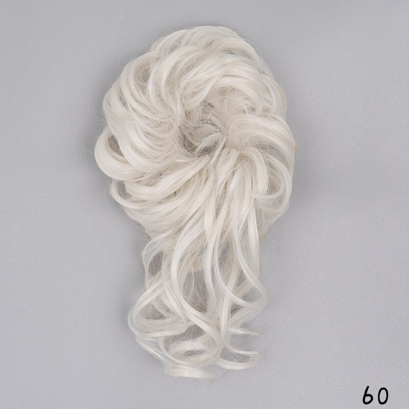 Extensões de Cabelo Sintético coque cacheado!!! Belíssimo!!!