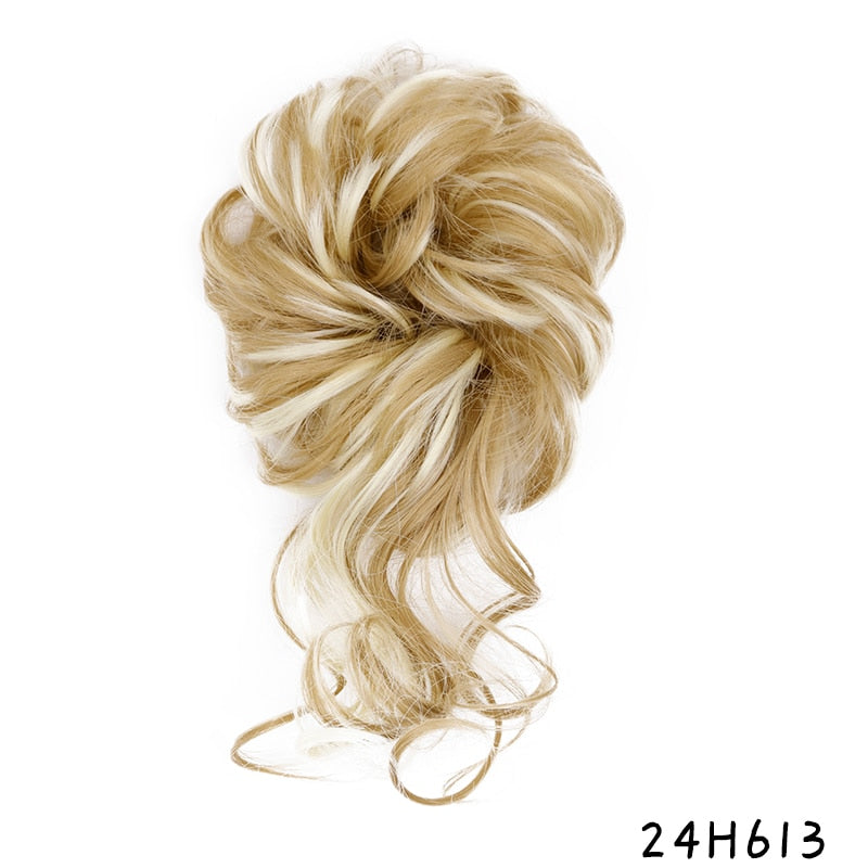 Extensões de Cabelo Sintético coque cacheado!!! Belíssimo!!!