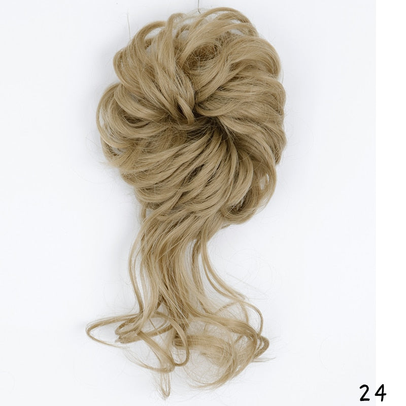 Extensões de Cabelo Sintético coque cacheado!!! Belíssimo!!!