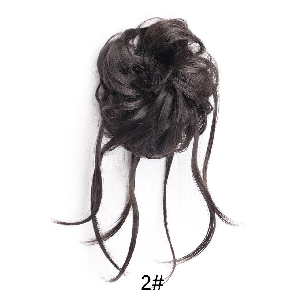 Extensões de Cabelo Sintético coque cacheado!!! Belíssimo!!!