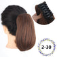 Cabelo sintético estilo rabo de cavalo com presilha