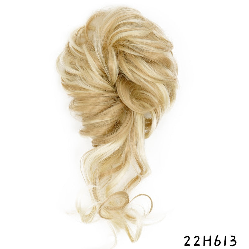 Extensões de Cabelo Sintético coque cacheado!!! Belíssimo!!!