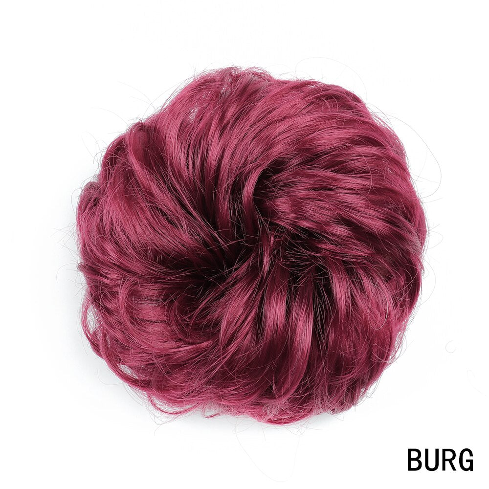 Extensões de Cabelo Sintético coque cacheado!!! Belíssimo!!!