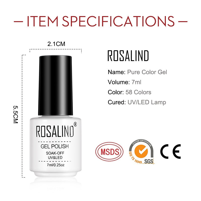 Rosalind-esmalte para unhas de gel!!! Um espetáculo!!!