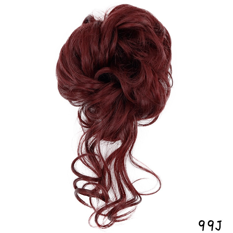 Extensões de Cabelo Sintético coque cacheado!!! Belíssimo!!!