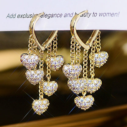 Brincos com banho de ouro 14k com zircônias!